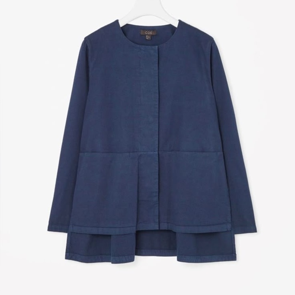 COS Split Side Cotton Blazer